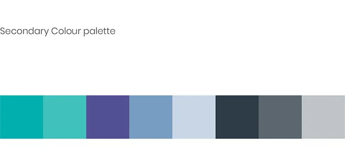 Hart International secondary colour palette
