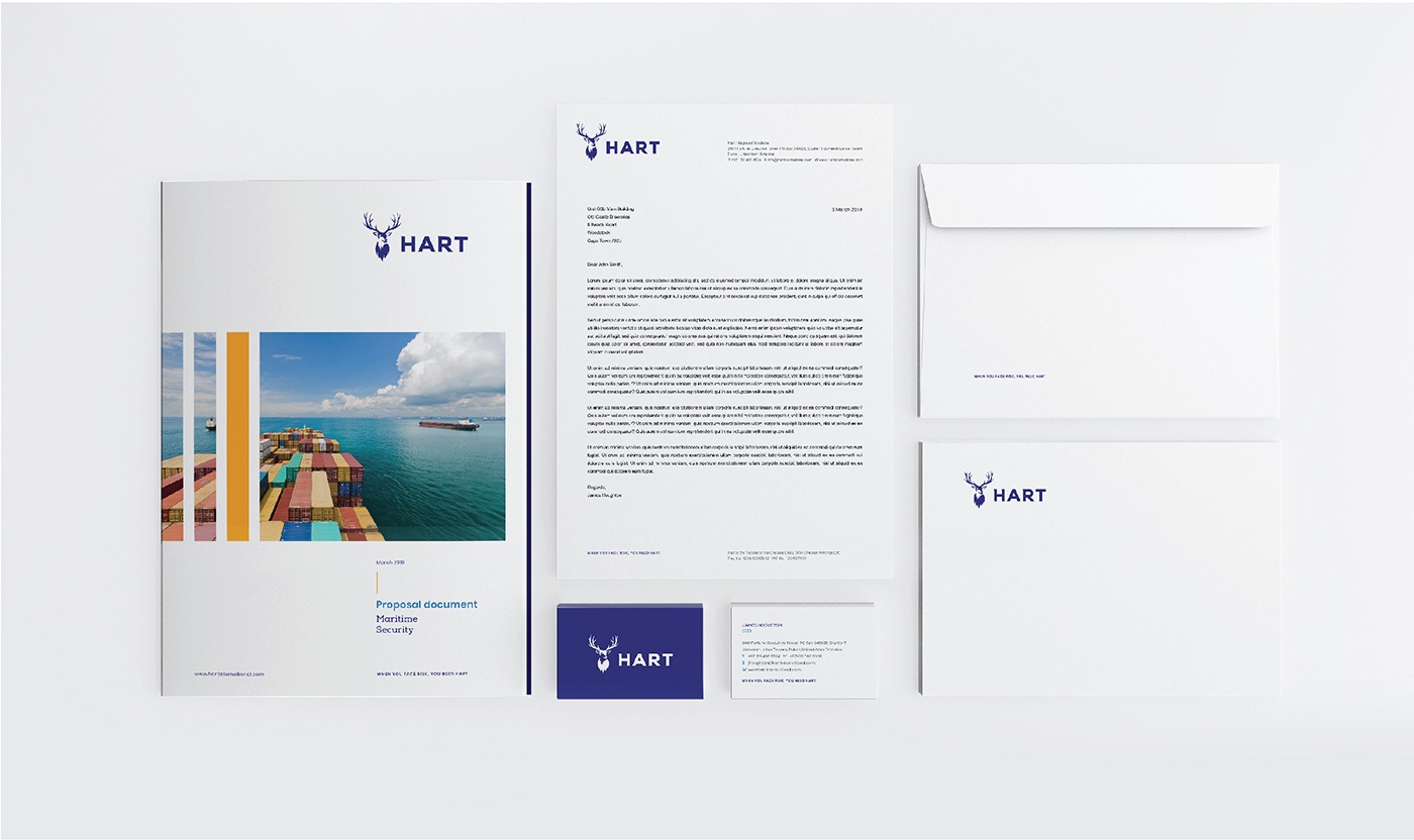Hart corporate stationery