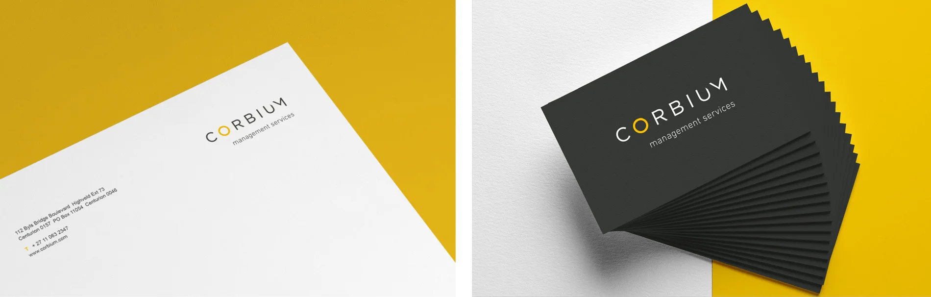 Corbium stationery
