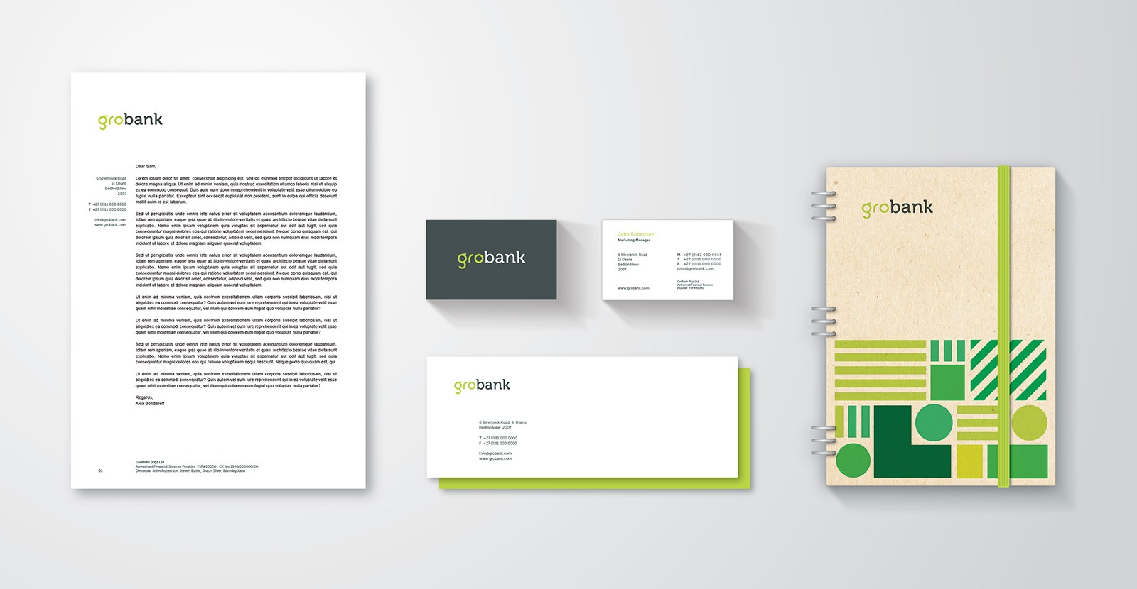 Grobank Stationery