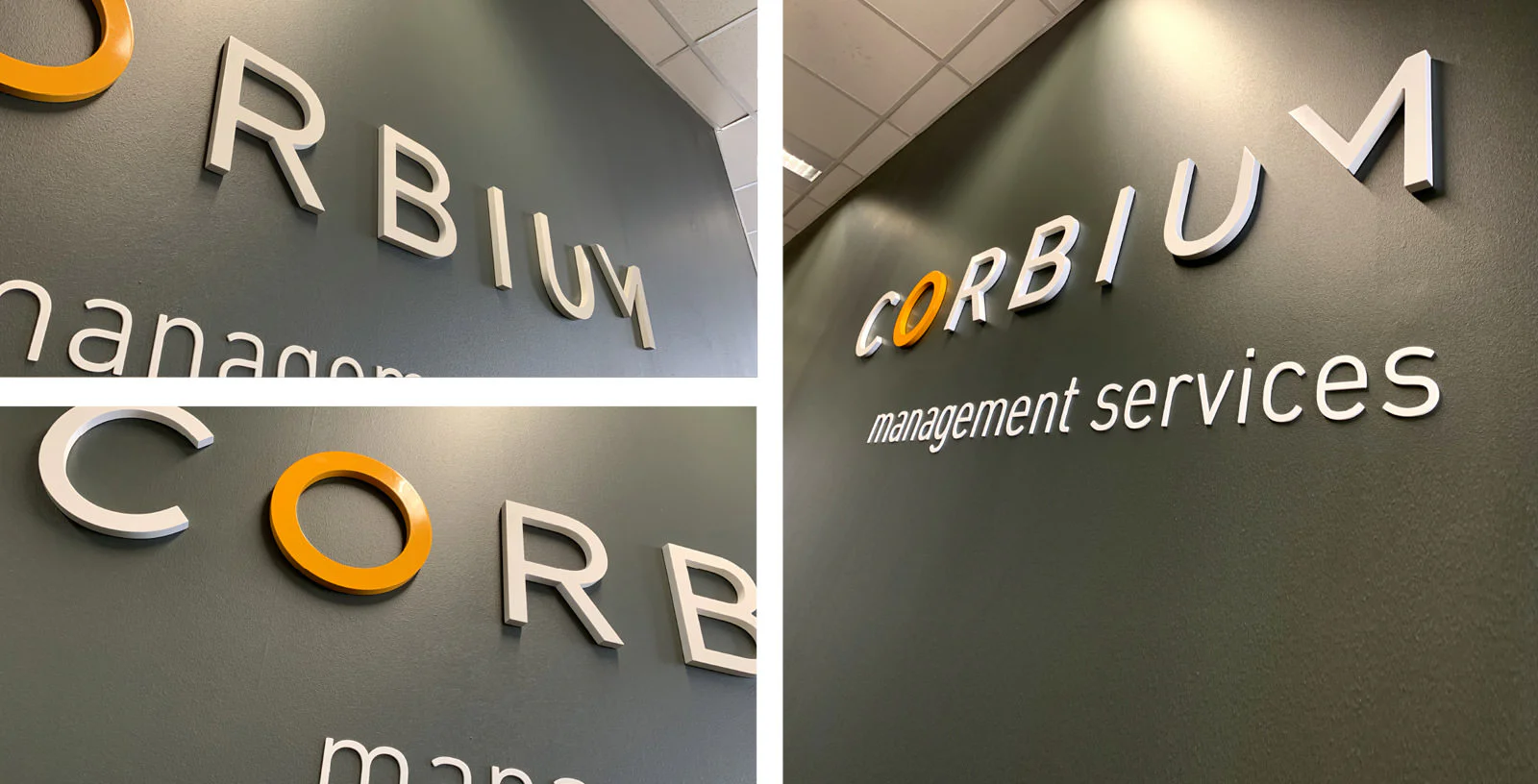 Corbium signage