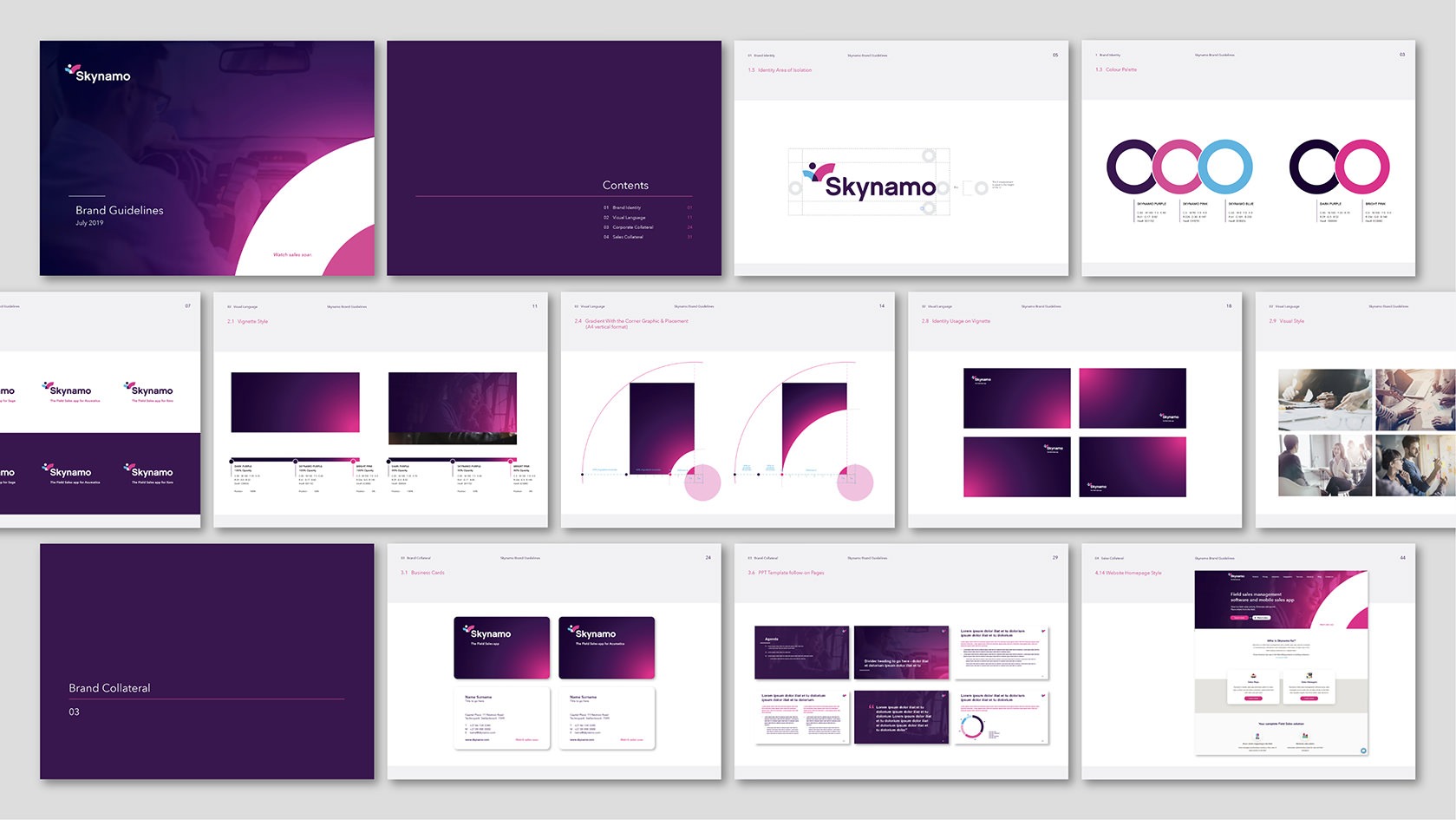 Skynamo Guidelines Pages