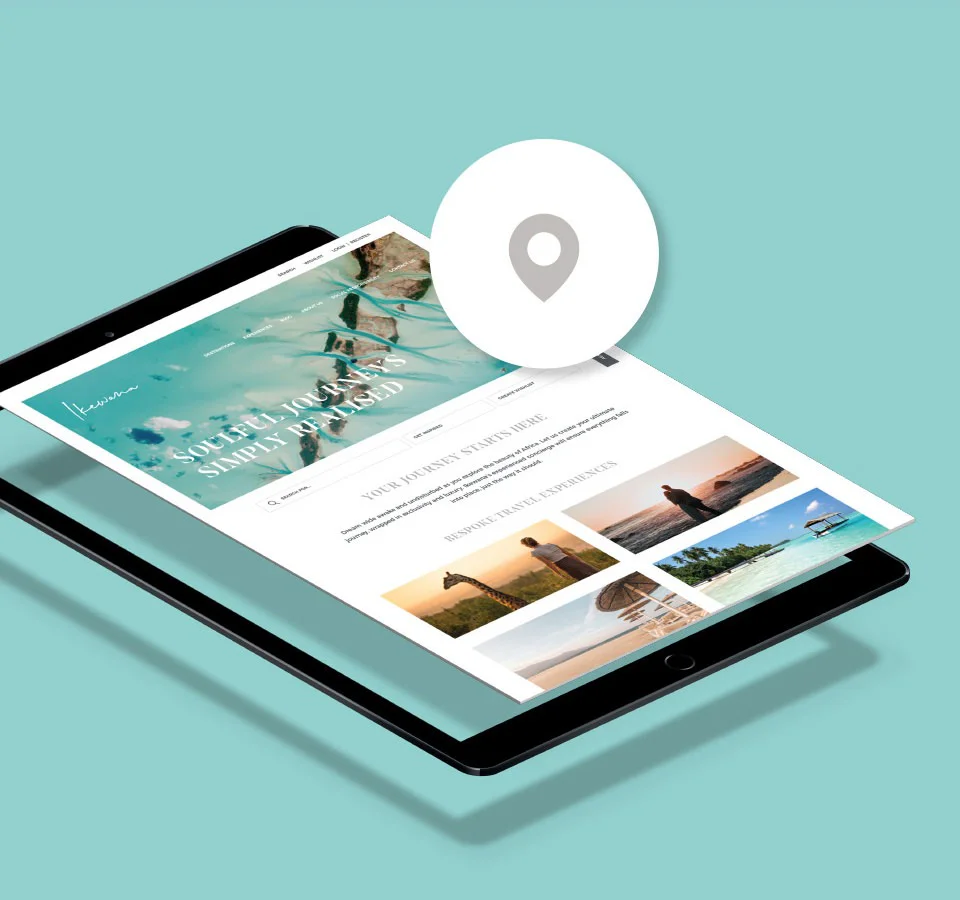 Ikewana Website Tablet