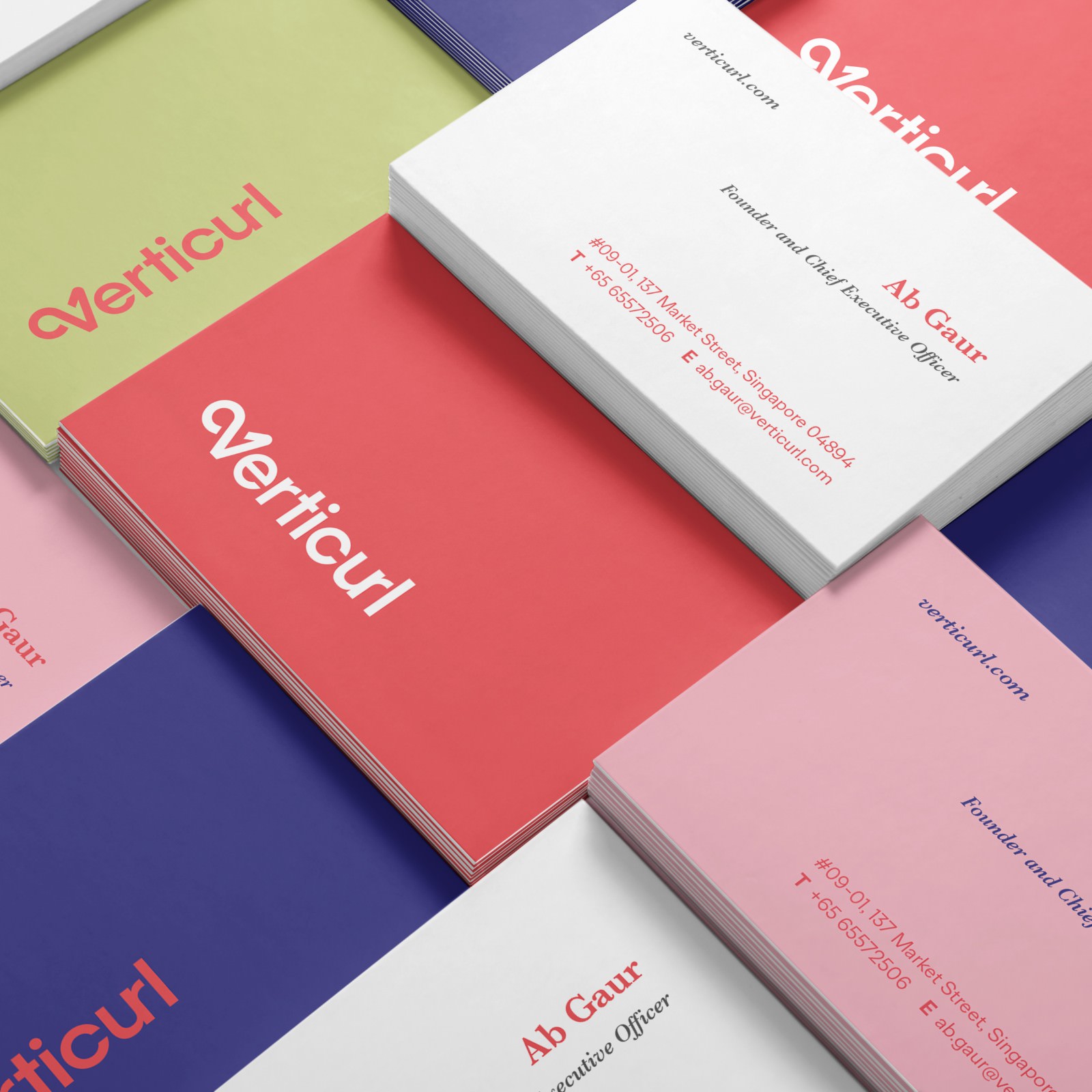 Verticurl Business Cards