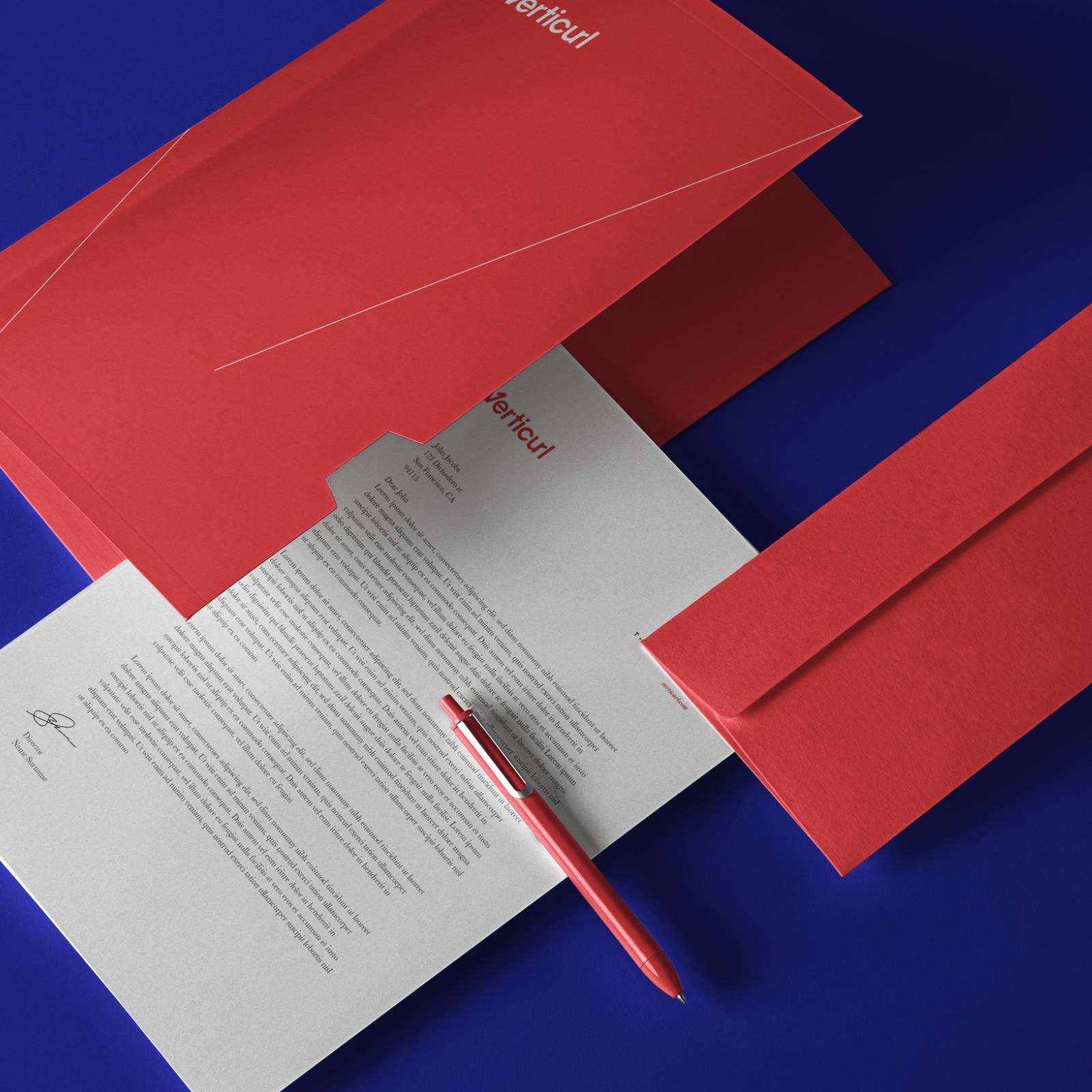Verticurl Stationery
