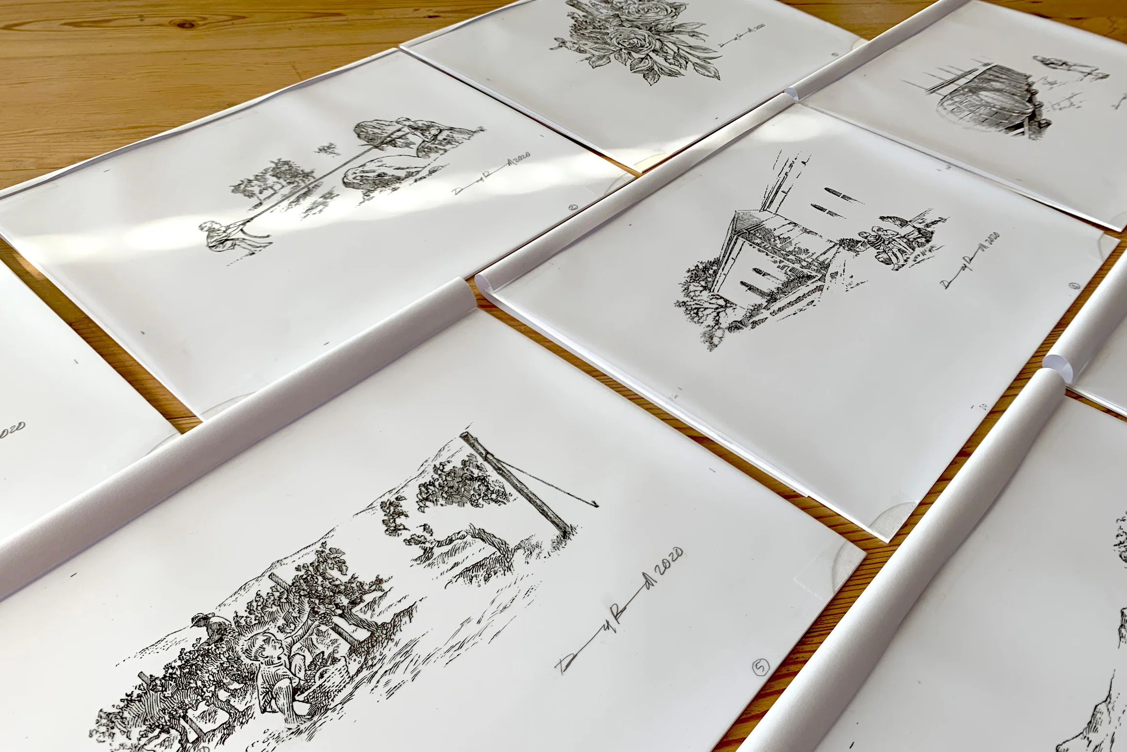Kloovenberg illustration set