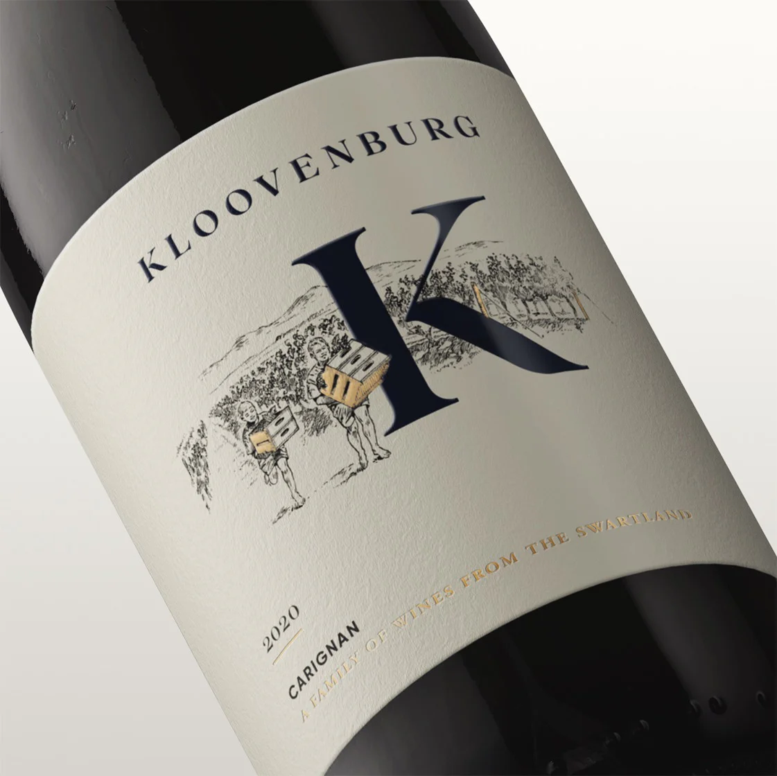 Kloovenburg's Carignan label design