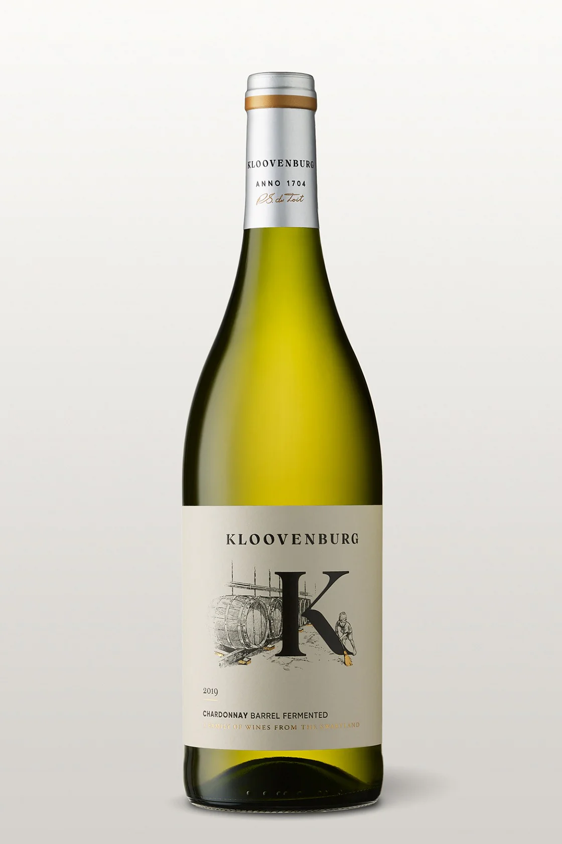 Kloovenburg's Chardonnay label design