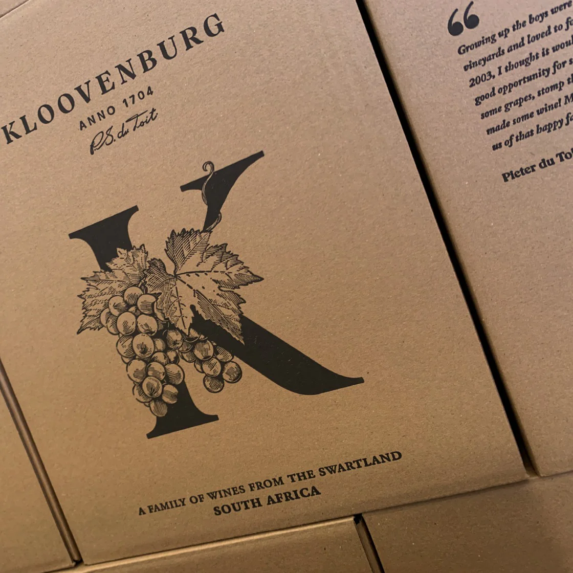 Kloovenburg packaging