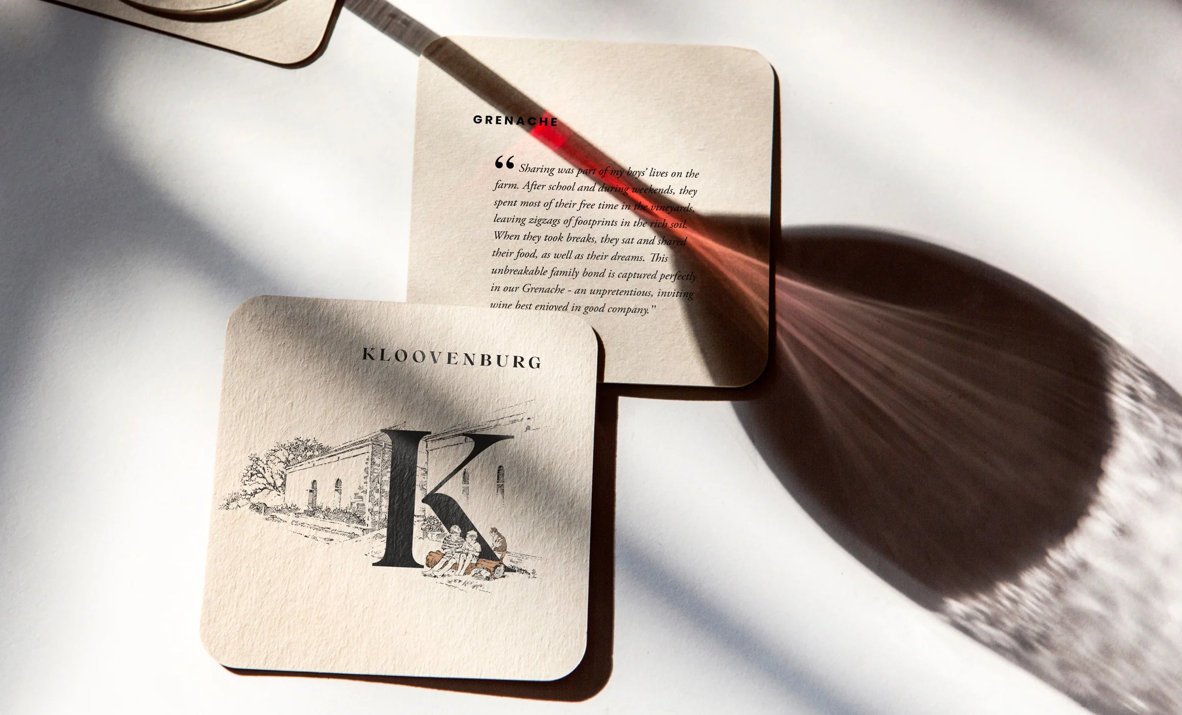 Kloovenburg wine coaster