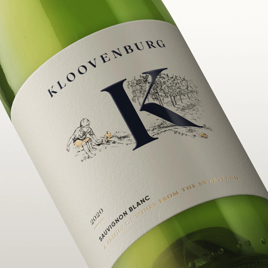 Kloovenburg's Sauvignon Blanc label design