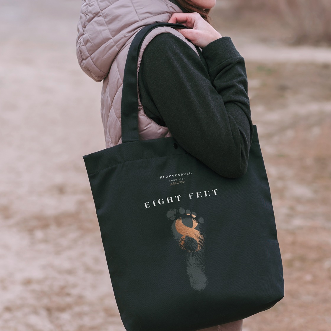 Eight Feet corporate identity swag - bag