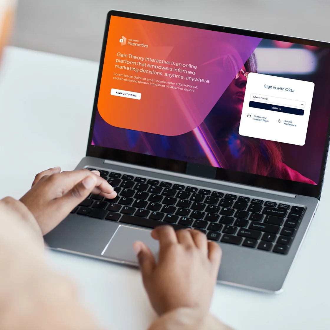Gain Theory Interactive dashboard design