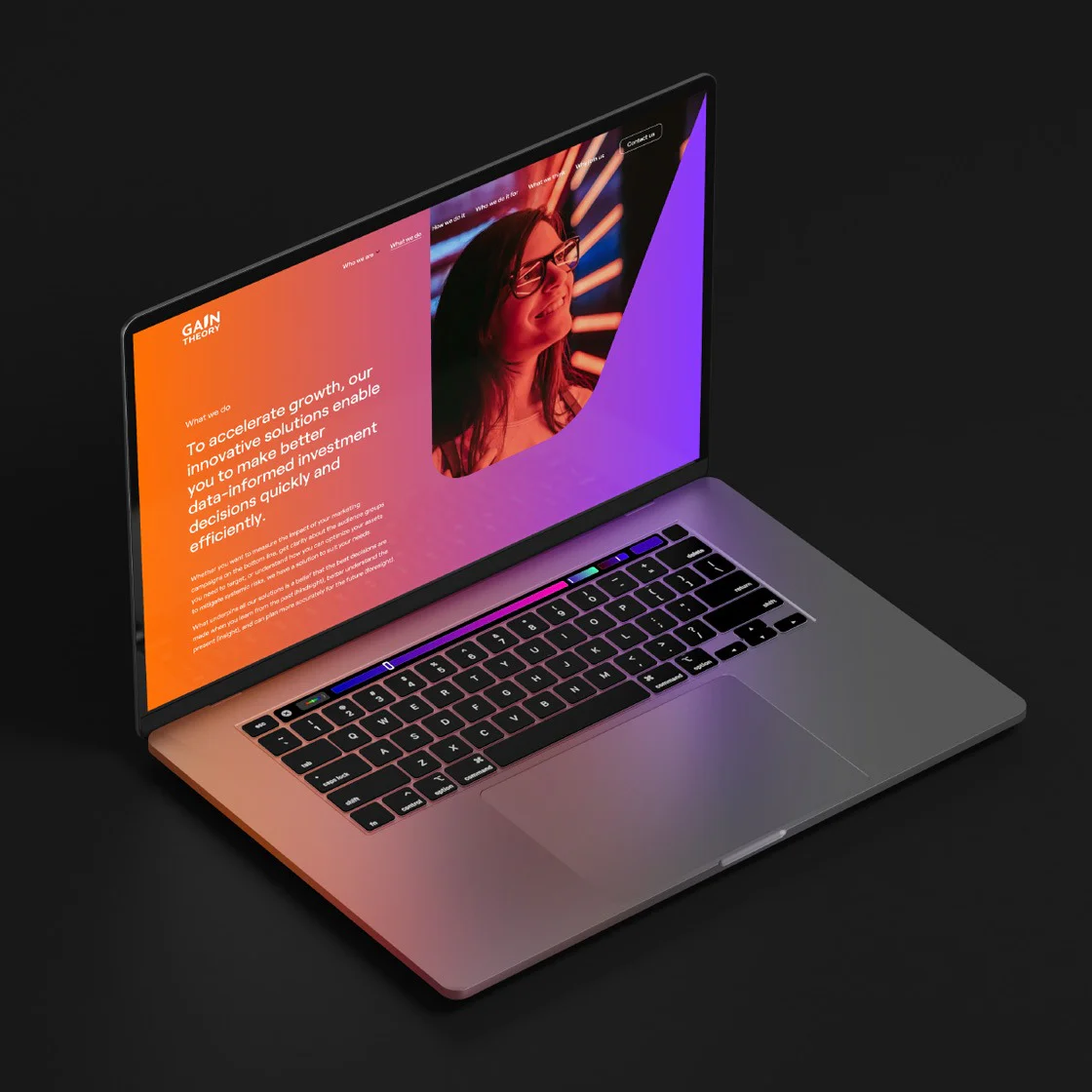 Gain Theory UI design