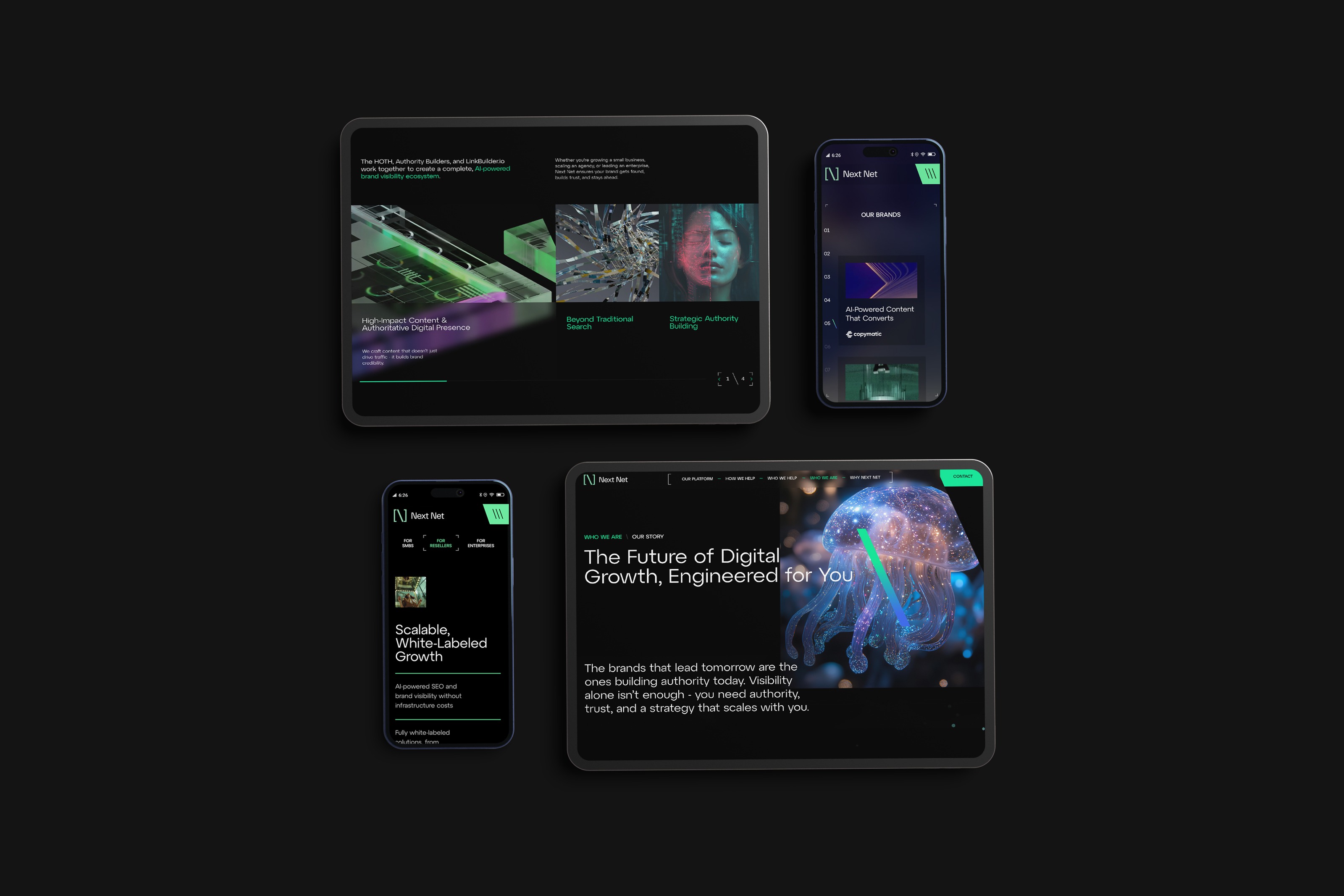 Next Net responsive design