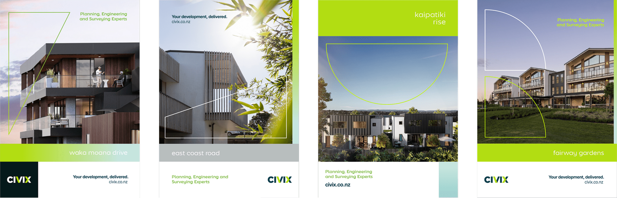 Civix presentation slide covers