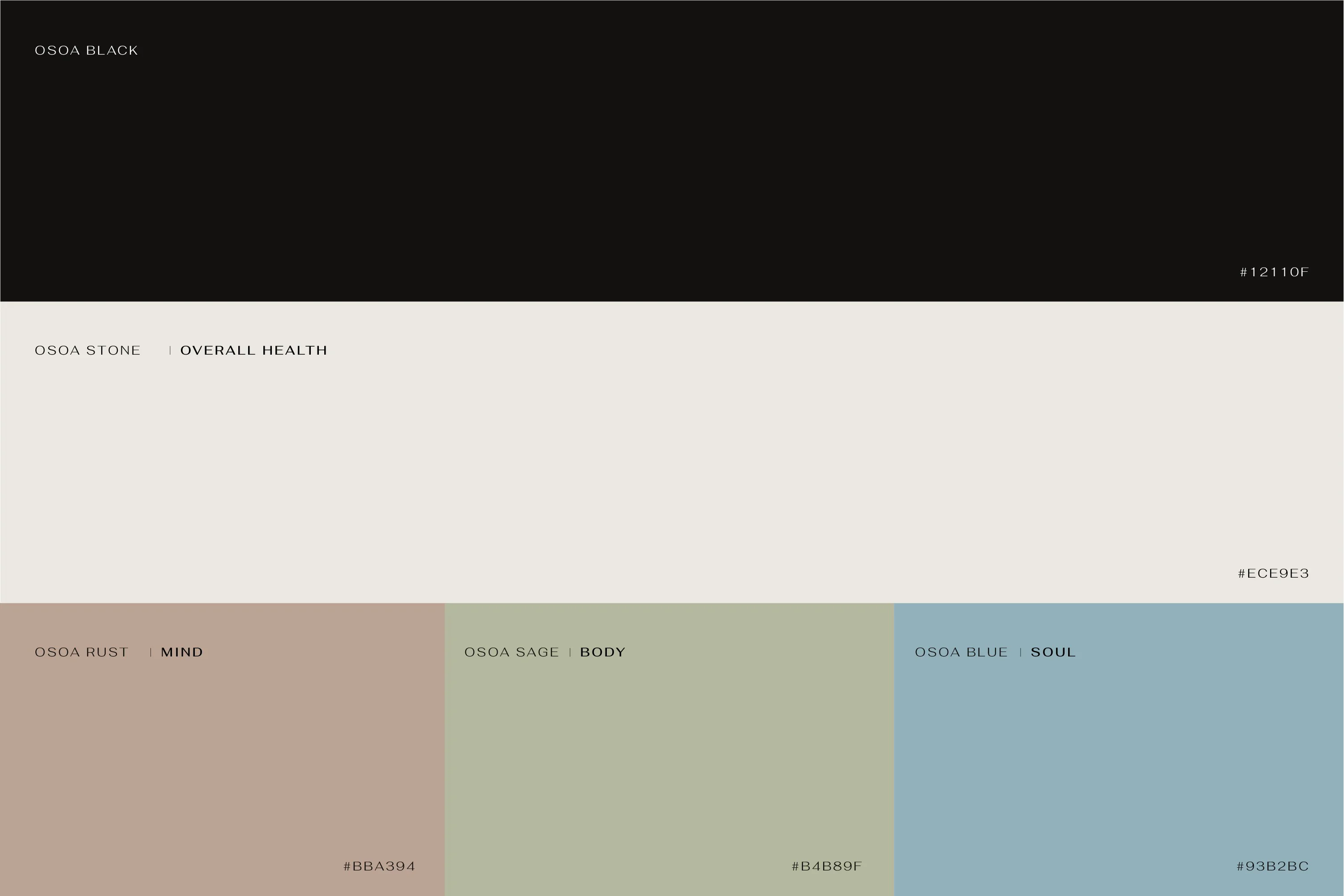 Osoa colour palette
