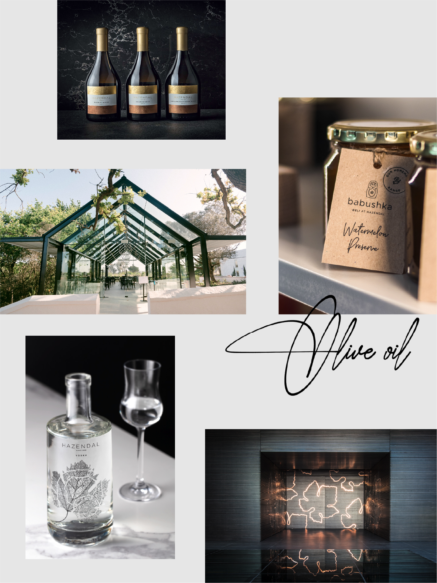 Hazendal estate moodboard