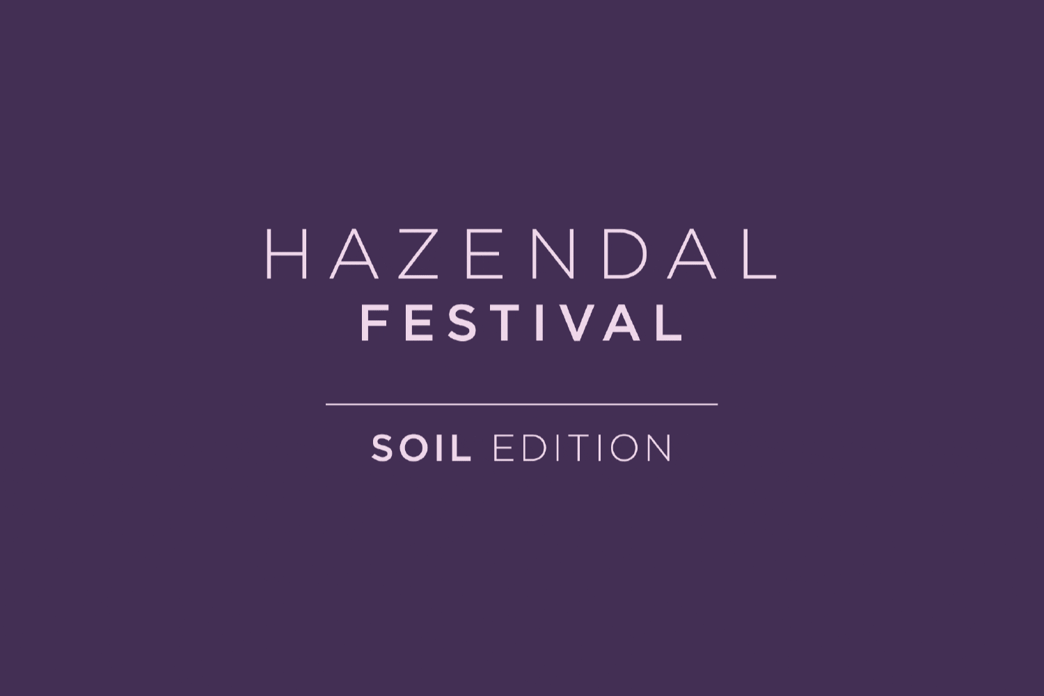 Soil festival logo animation