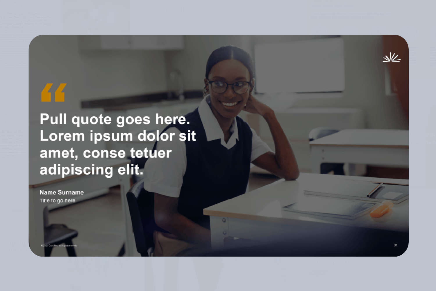 Showreel Crucible powerpoint