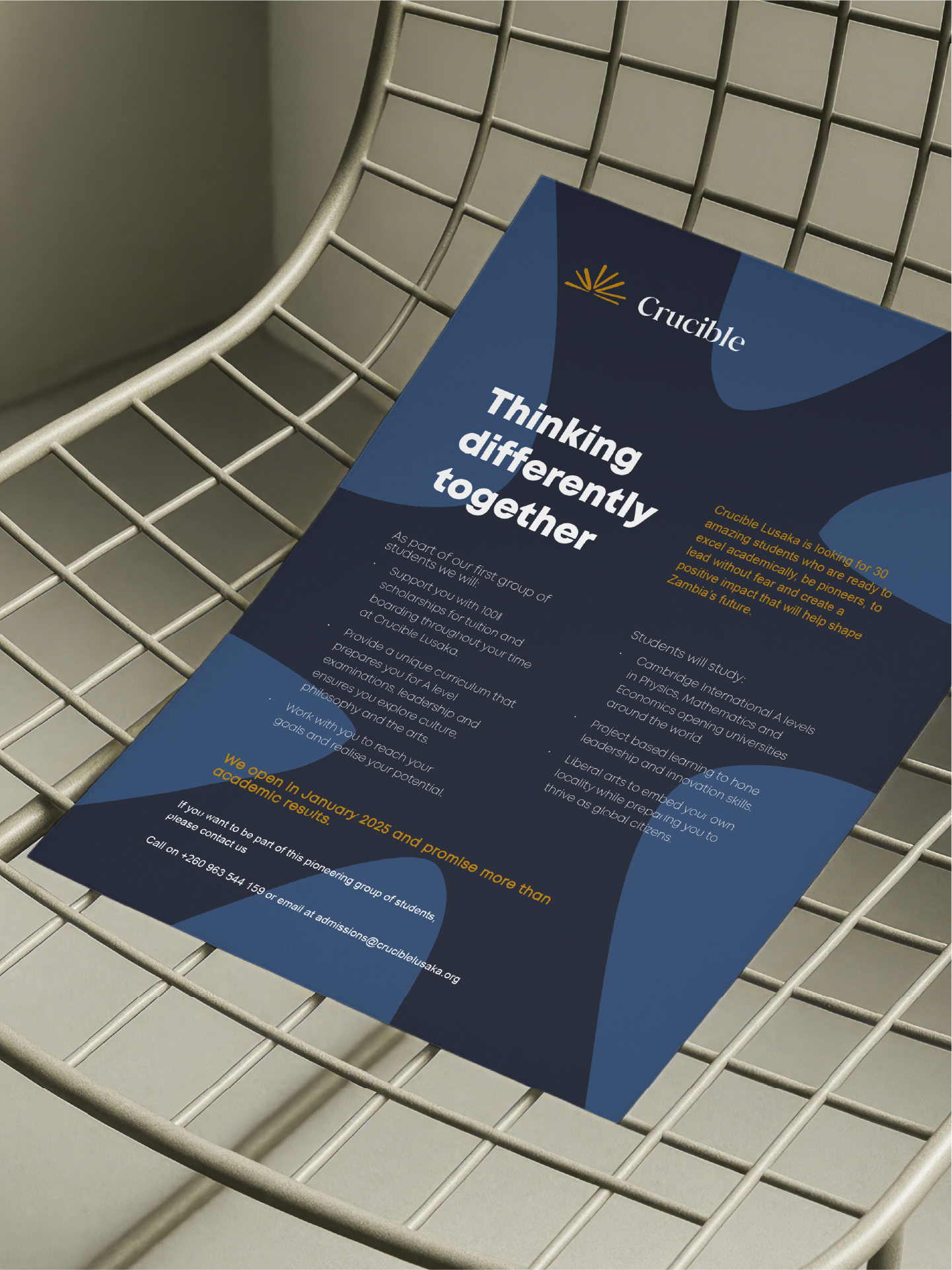 crucible classroom mockup