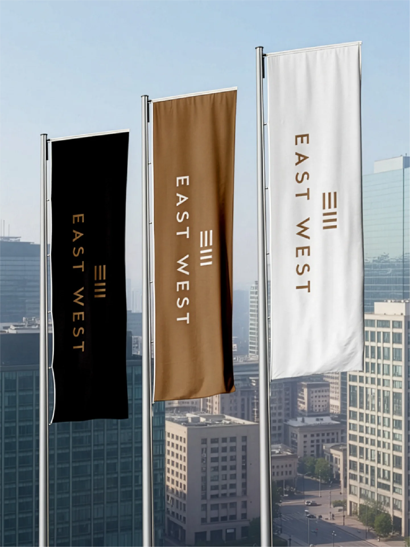 flags east west